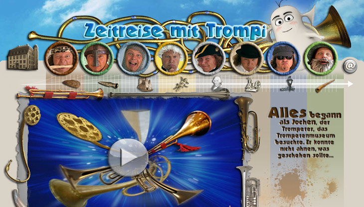 Screenshot "Trompis Zeitreise"