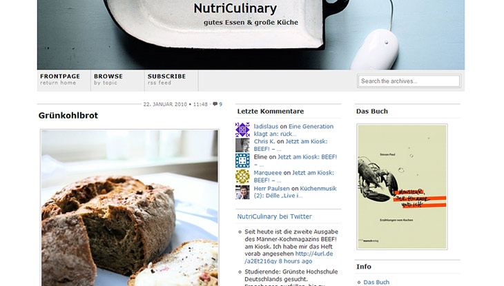 Screenshot "NutriCulinary"
