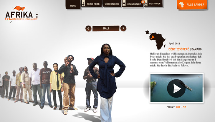 Screenshot "Afrika - 50 Jahre Unabhängigkeit"