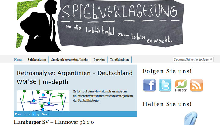Screenshot "spielverlagerung.de"