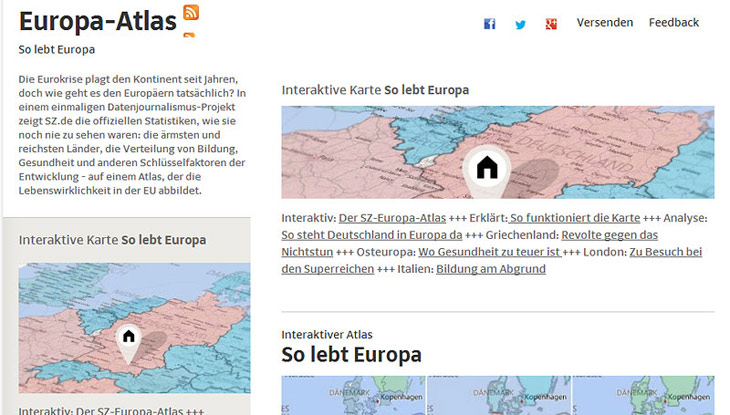 Screenshot "Europa-Atlas"
