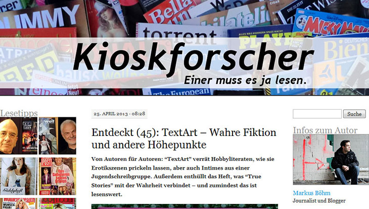 Screenshot "Kioskforscher"