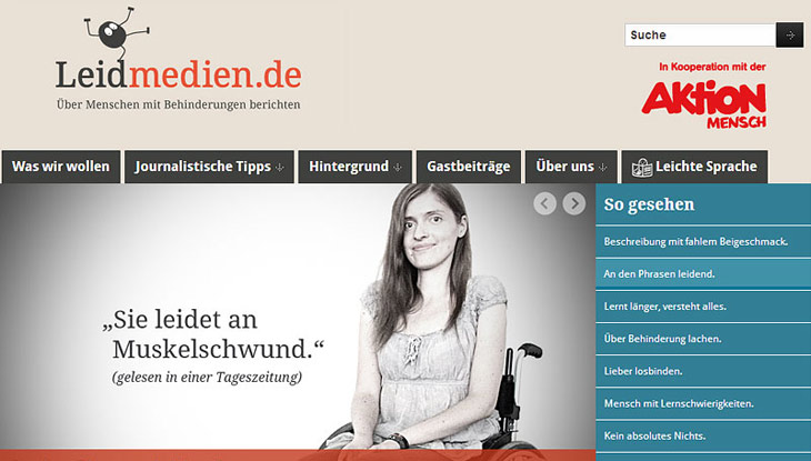 Screenshot "leidmedien.de"