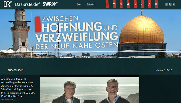Screenshot " Zwischen Hoffung und Verzweiflung - der neue Nahe Osten"