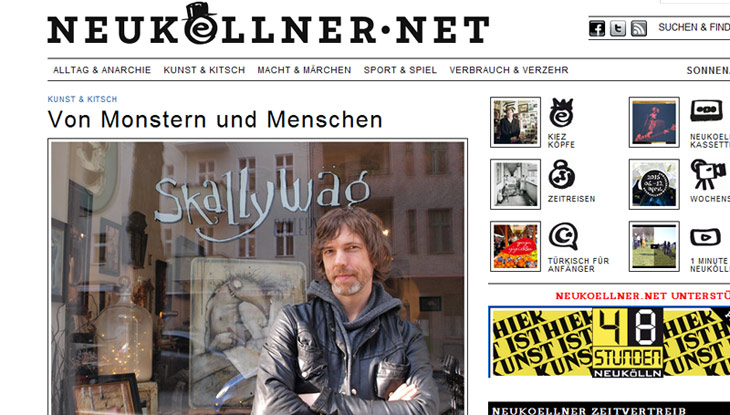 Screenshot der Internetseite neukoellner.net