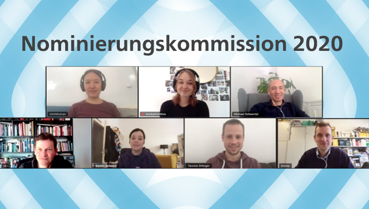 Nominierungskommission 2020 im Videokonferenz