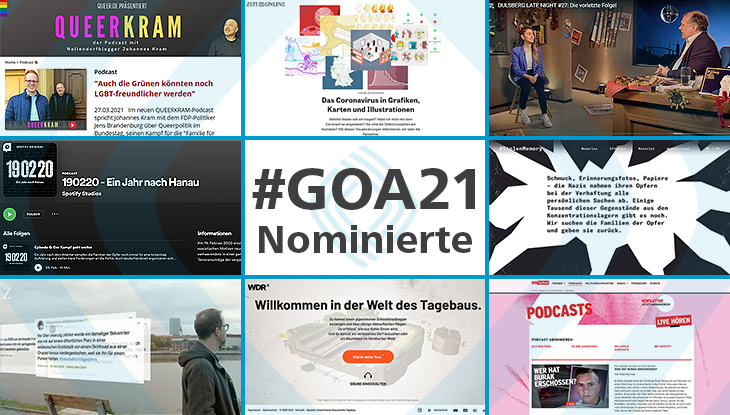 Grimme Online Award 2021: Die Nominierten