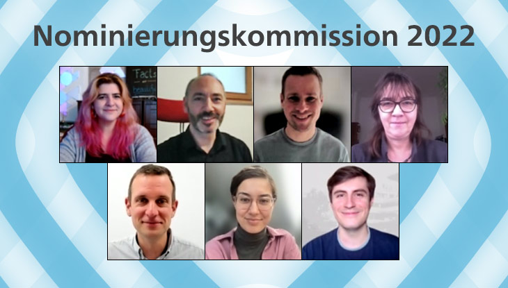 Digitale Sitzung Nominierungskommission 2022, Montage: Grimme-Institut