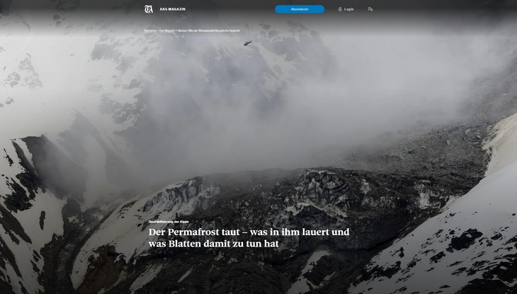 Screenshot "Blatten: Wie der Klimawandel Bergdörfer bedroht"