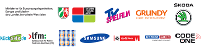 Logos der Partner des Grimme Online Award