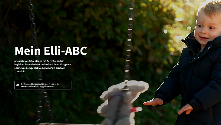 Screenshot Webseite "MEIN ELLI ABC"